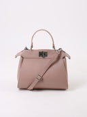 Borsa Adele in pelle rosa con tracolla