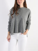 Maglioncino in misto lana e cashmere con bottoncini sulla schiena