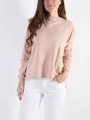 Maglioncino in misto lana e cashmere con bottoncini sulla schiena