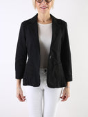 Blazer nero con taschine