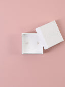 Orecchini punto luce su argento 925 placcato oro rosa
