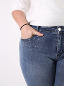 Blue jeans soft con strass Skyfall