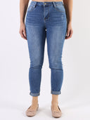 Blue jeans skinny graffiati