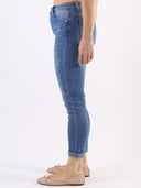 Blue jeans skinny graffiati