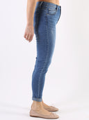Blue jeans skinny graffiati