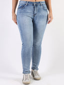 Jeans push up lavaggio chiaro
