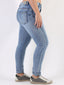 Jeans push up lavaggio chiaro