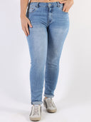 Blue jeans boyfriend graffiato