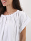 T-shirt Kim con colletto arricciato
