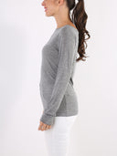 Maglia basic in misto cashmere