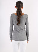 Maglia basic in misto cashmere