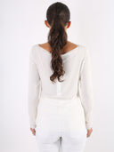 Maglia basic in misto cashmere