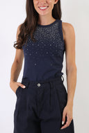 Top Skyfall con strass