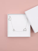 Collana con maxi cuori sagoma easy