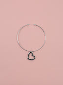 Collier rigido Silvia con ciondolo cuore sagoma
