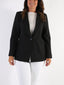 Blazer classic con bottone e interno pois