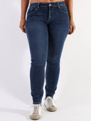 Jeans push-up curvy con brillantino