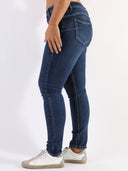 Jeans push-up curvy con brillantino