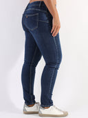 Jeans push-up curvy con brillantino