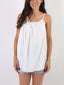 Top con spalline intrecciate e scollo arricciato