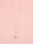 Collana lunga con ciondolo cuoricino e cuore DinDin