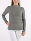 Maglia con scollo lupetto in misto cashmere