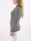 Maglia con scollo lupetto in misto cashmere