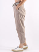 Jeans paperbag con cinturina Star grigio perla