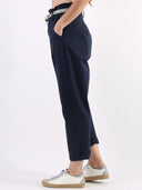Jeans paperbag con cinturina Star grigio perla
