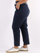 Jeans paperbag con cinturina Star grigio perla