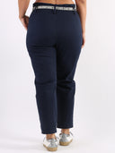 Jeans paperbag con cinturina Star grigio perla