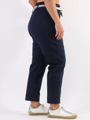 Jeans paperbag con cinturina Star grigio perla