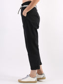 Jeans paperbag con cinturina Star grigio perla