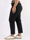 Jeans paperbag con cinturina Star grigio perla