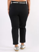 Jeans paperbag con cinturina Star grigio perla