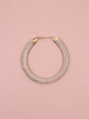Collana girocollo Lisa con strass all over
