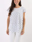 T-shirt con maxi pois