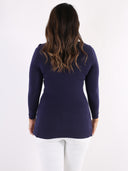 Cardigan lungo con tre bottoncini