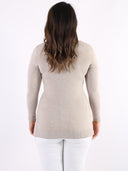Cardigan lungo con tre bottoncini