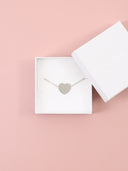 Bracciale con maxi cuore in  argento 925