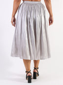 Gonna midi con lurex