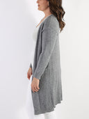 Cardigan lungo con taschine