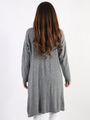 Cardigan lungo con taschine