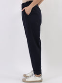 Pantalone paperbag con taschine rouches