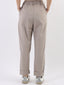 Pantalone paperbag con taschine rouches
