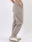 Pantalone paperbag con taschine rouches