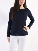 Maglia basic in misto viscosa e seta