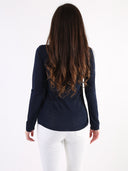 Maglia basic in misto viscosa e seta