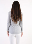Maglia basic in misto viscosa e seta