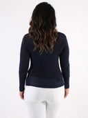 Maglia basic in misto viscosa e seta